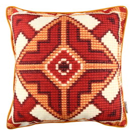 Aberto Design Cojín Multicolor 43 x 43 cm